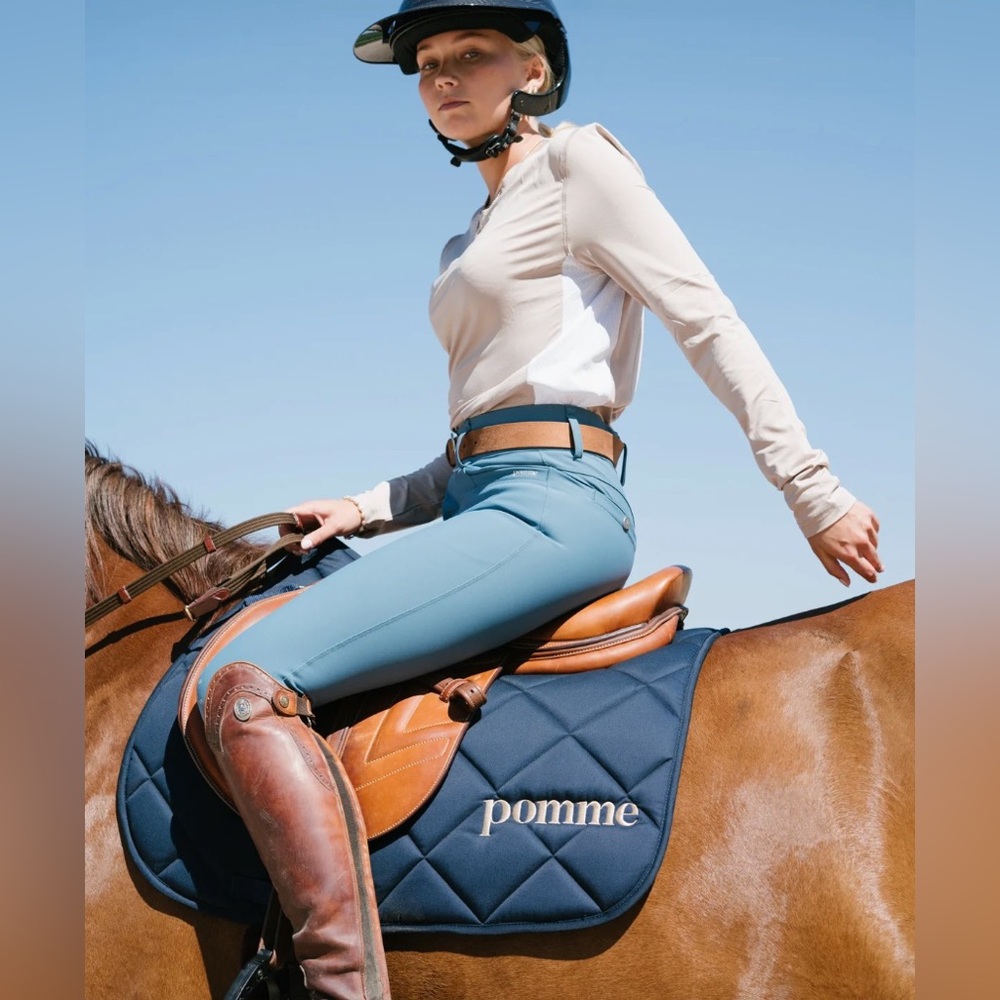 Pomme Nellie Riding Breeches (color ocean)